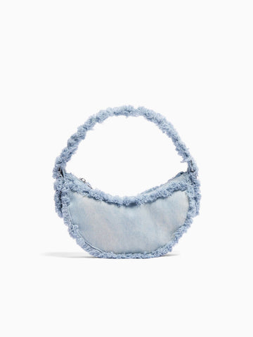 Denim tas met franing