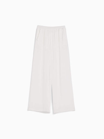 Brede crêpe broek