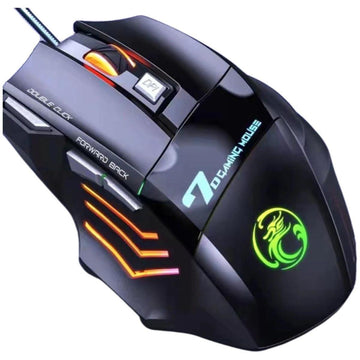 Wired Gaming Mouse 3600DPI LED USB