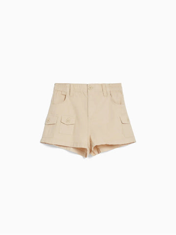 Shorts di cotone multi-cargo