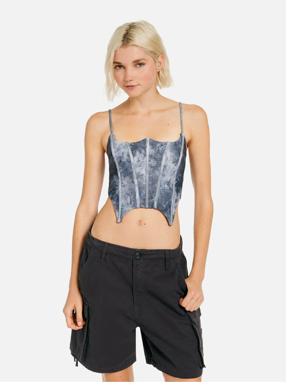 Katoenen vracht Bermuda shorts