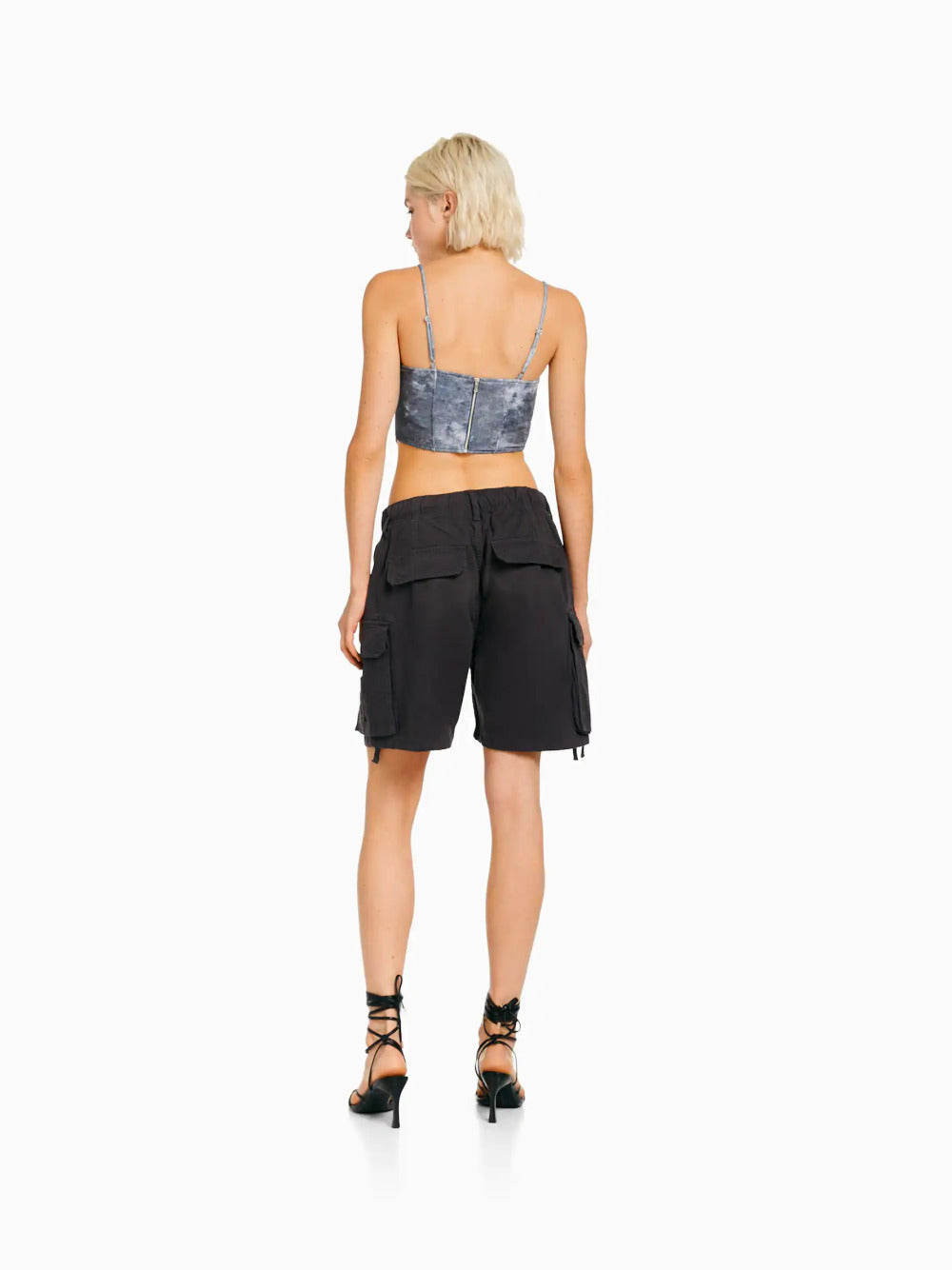 Katoenen vracht Bermuda shorts