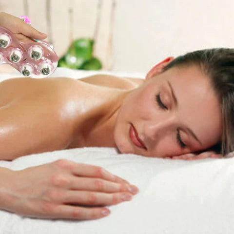 Deep Massage Glove met roterende bollen