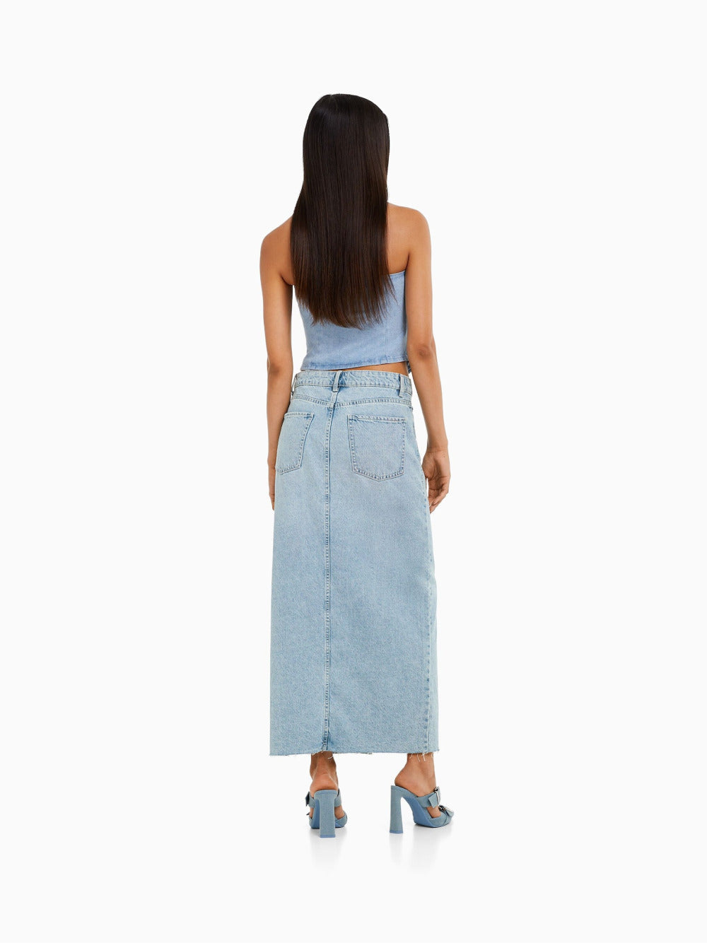 Gonna di denim lungo