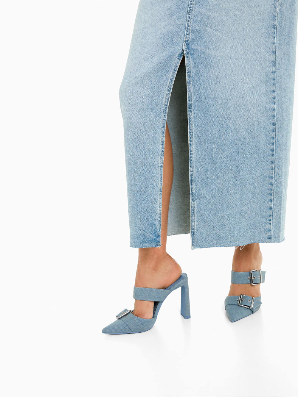 Gonna di denim lungo