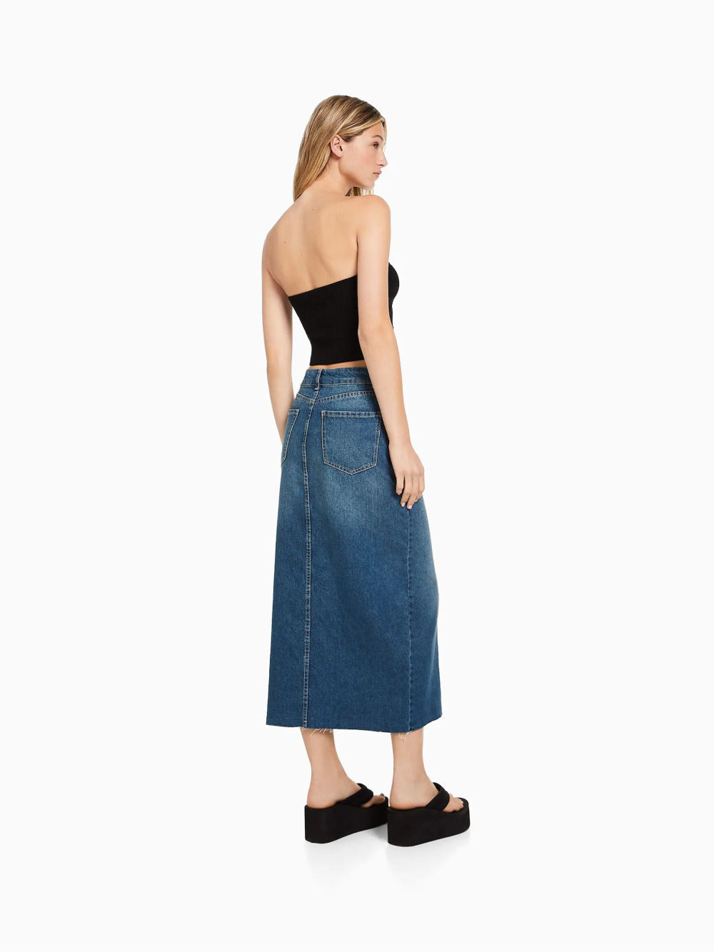 Gonna di denim lungo