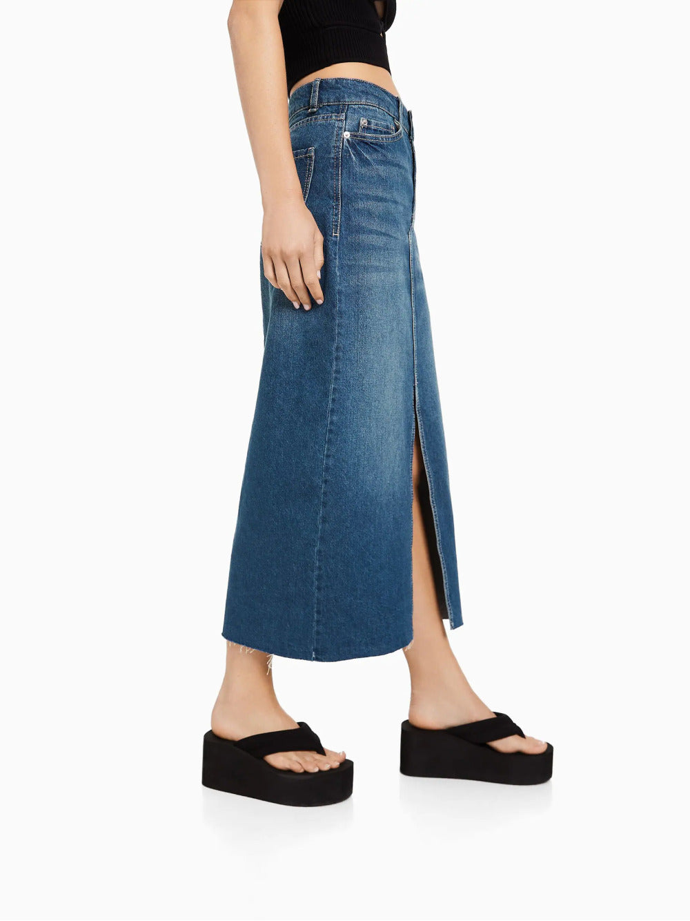 Gonna di denim lungo