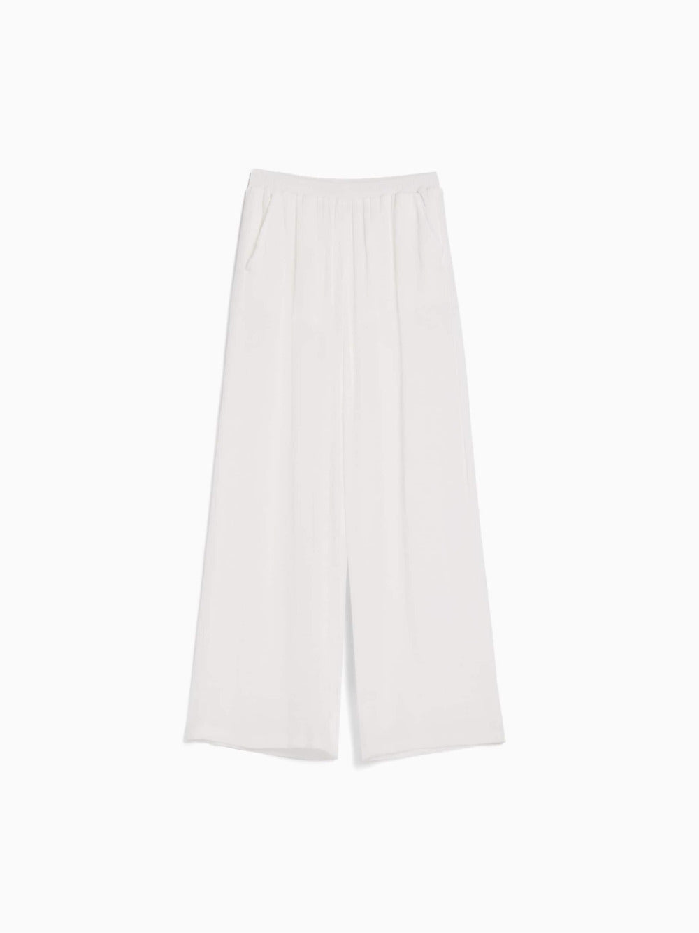 Brede crêpe broek