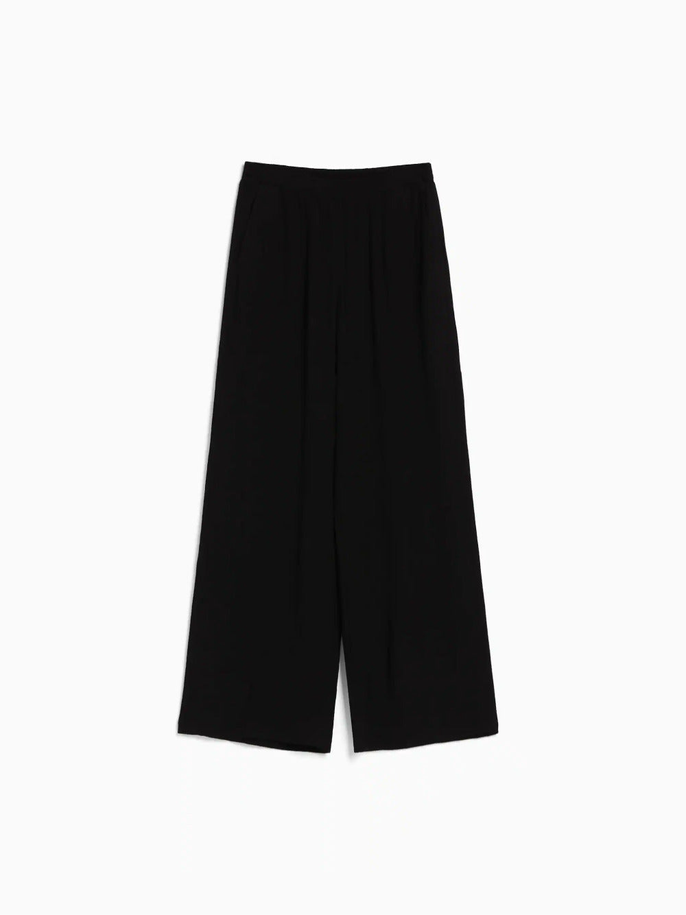 Brede crêpe broek
