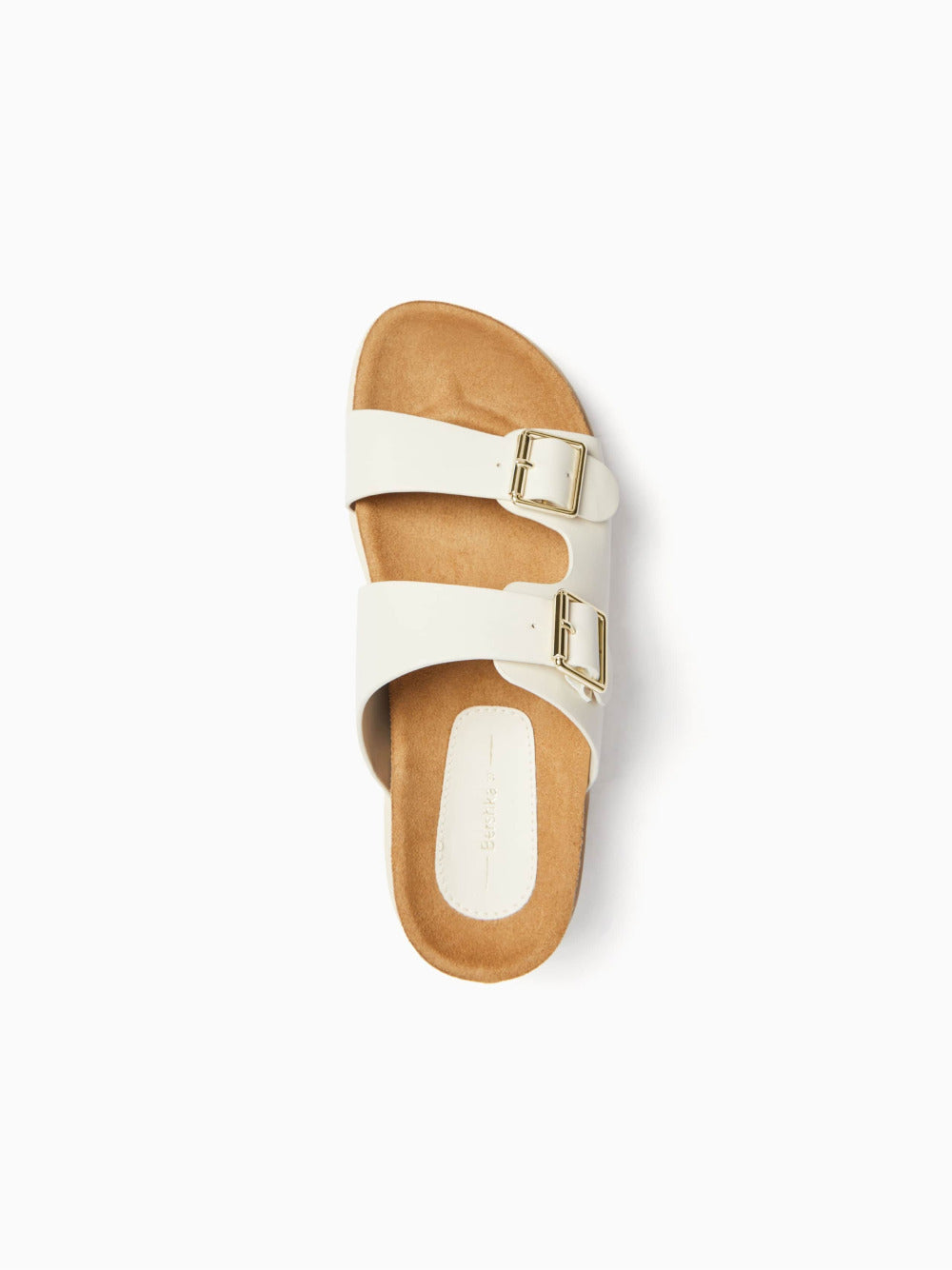 Buckled platform sandalen