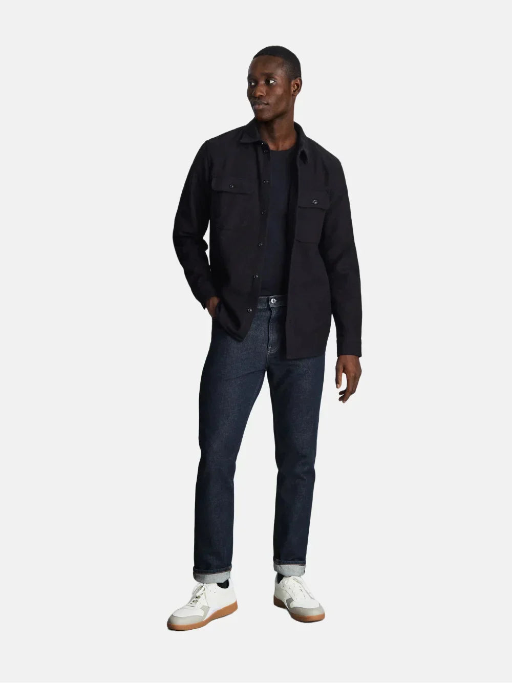 De stretch indigo jean