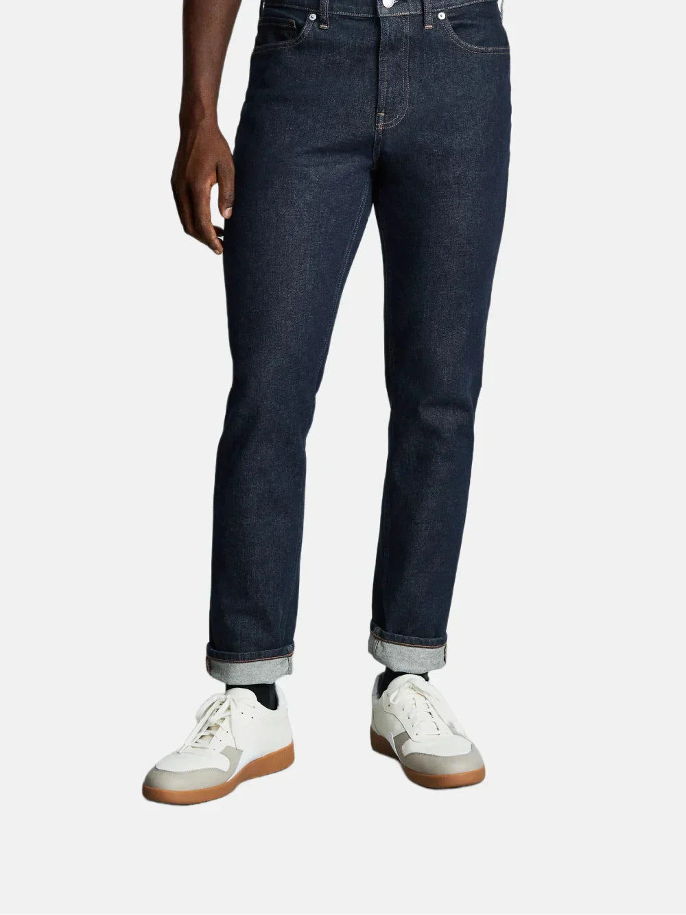 De stretch indigo jean