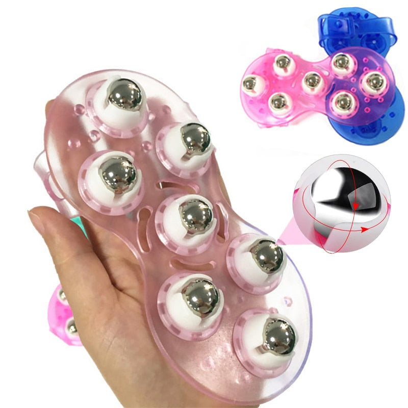 Deep Massage Glove met roterende bollen