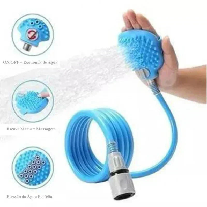 Giove massaggi con tubo di silicone per bagni per animali domestici